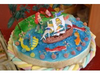 Tarta de la Sirenita Ariel