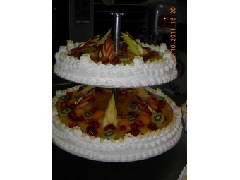 Tarta san marcos con frutas
