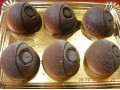 Bomba de mousse de chocolate crujiente con leche