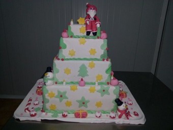 Tarta árbol de Navidad