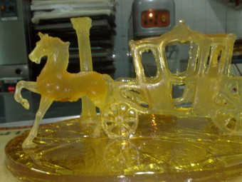 Carruaje de caramelo